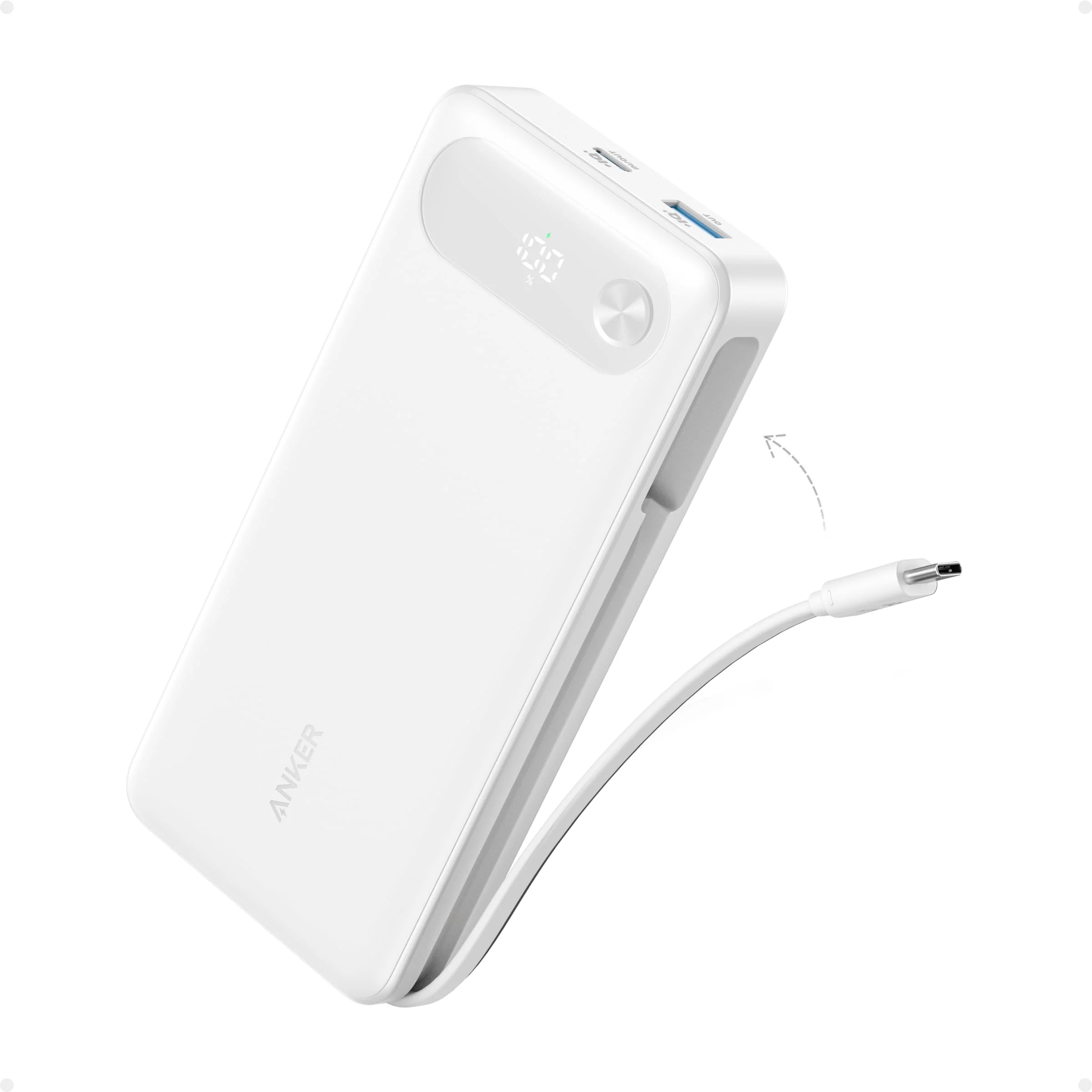 Anker Powerbank (20K, 87W, Integriertes USB-C Kabel) - Image 7