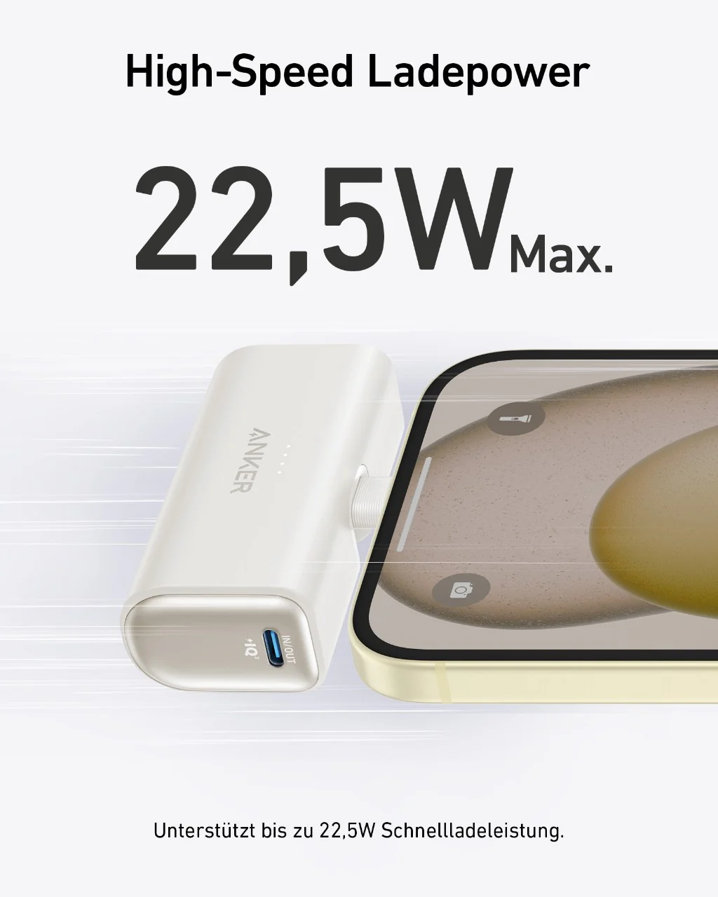 Anker Nano Powerbank (22,5W, Integrierter USB-C Konnektor) - Image 17