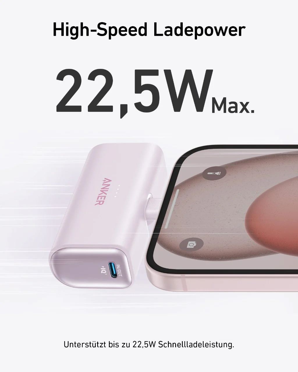 Anker Nano Powerbank (22,5W, Integrierter USB-C Konnektor) - Image 31