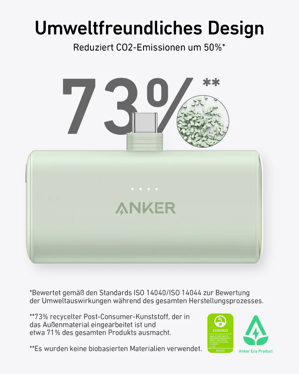 Anker Nano Powerbank (22,5W, Integrierter USB-C Konnektor) - Image 35