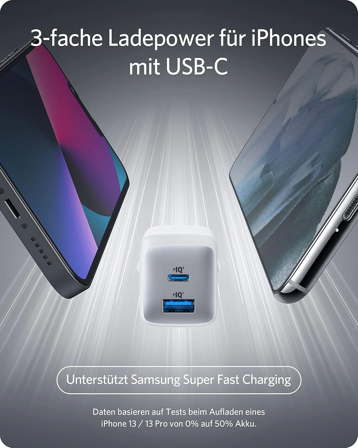 Anker USB C Ladegerät, Kompaktes 65W 2-Port Netzteil (Frei) - Image 5