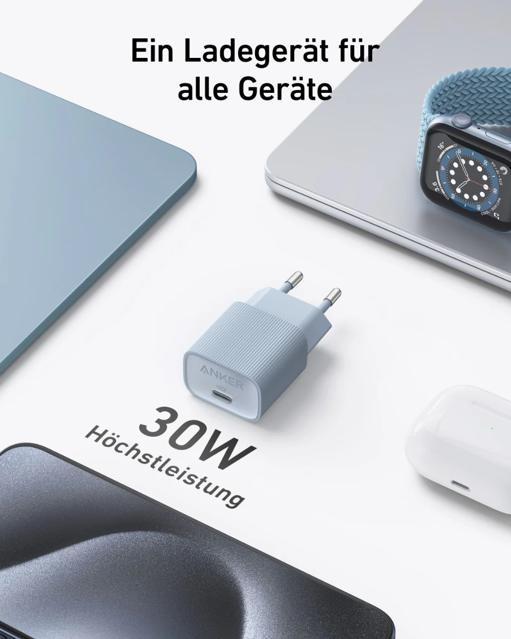 Anker Nano USB-C Wandladegerät (30W) - Image 3
