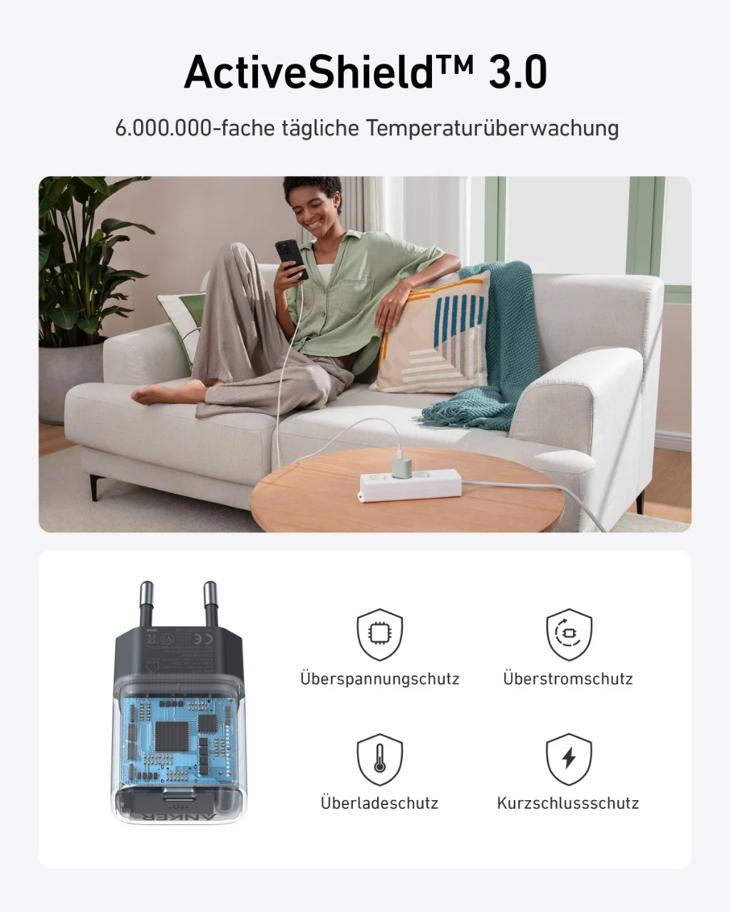Anker Nano USB-C Wandladegerät (30W) - Image 8