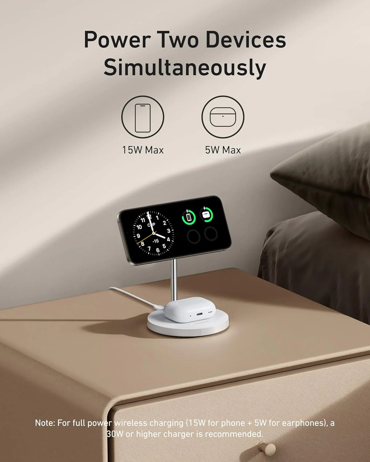 Anker MagGo Wireless Ladegerät (2-in-1 Ständer) - Image 3