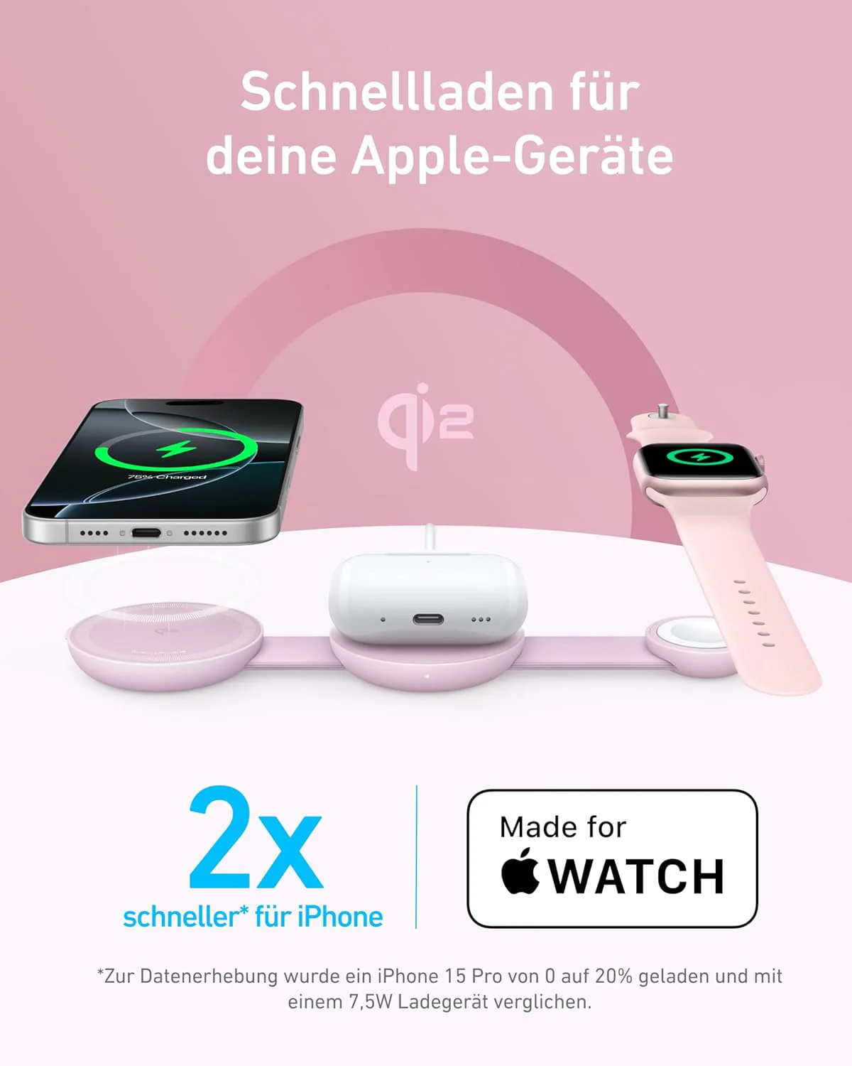 Anker MagGo Kabellose Ladestation (3-in-1, Faltbares Ladepad) - Image 17