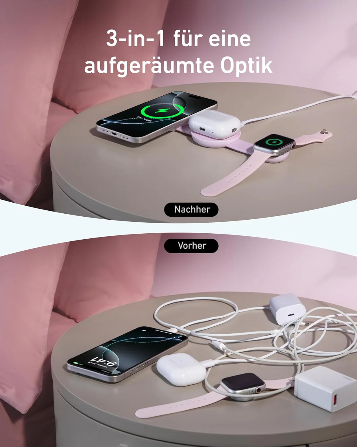 Anker MagGo Kabellose Ladestation (3-in-1, Faltbares Ladepad) - Image 19