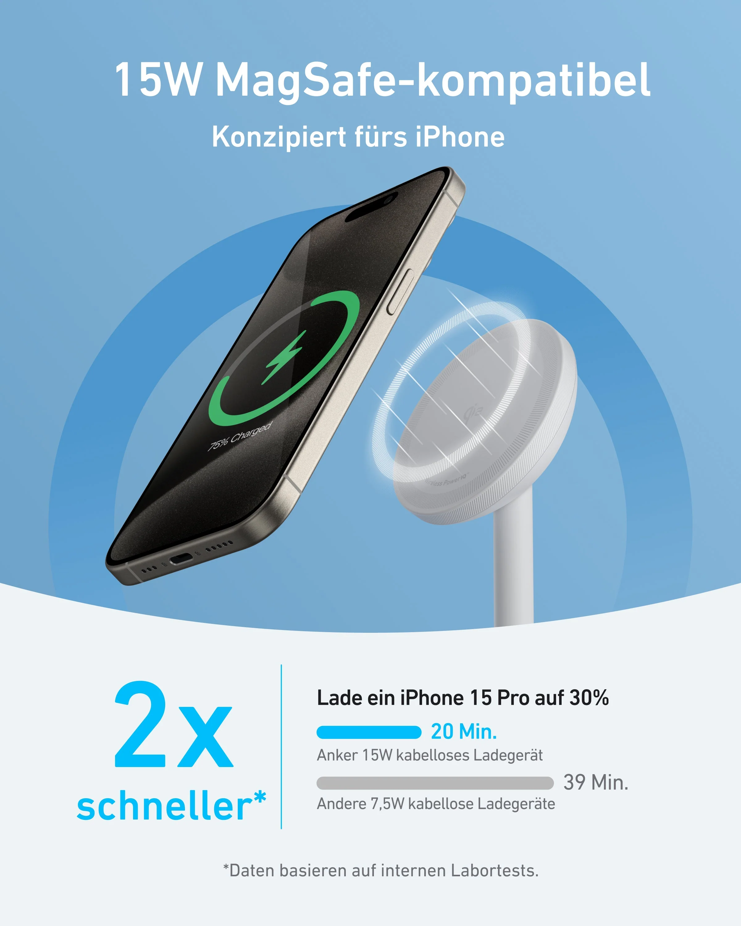 Anker MagGo Kabelloses Ladegerät (Ständer) - Image 3