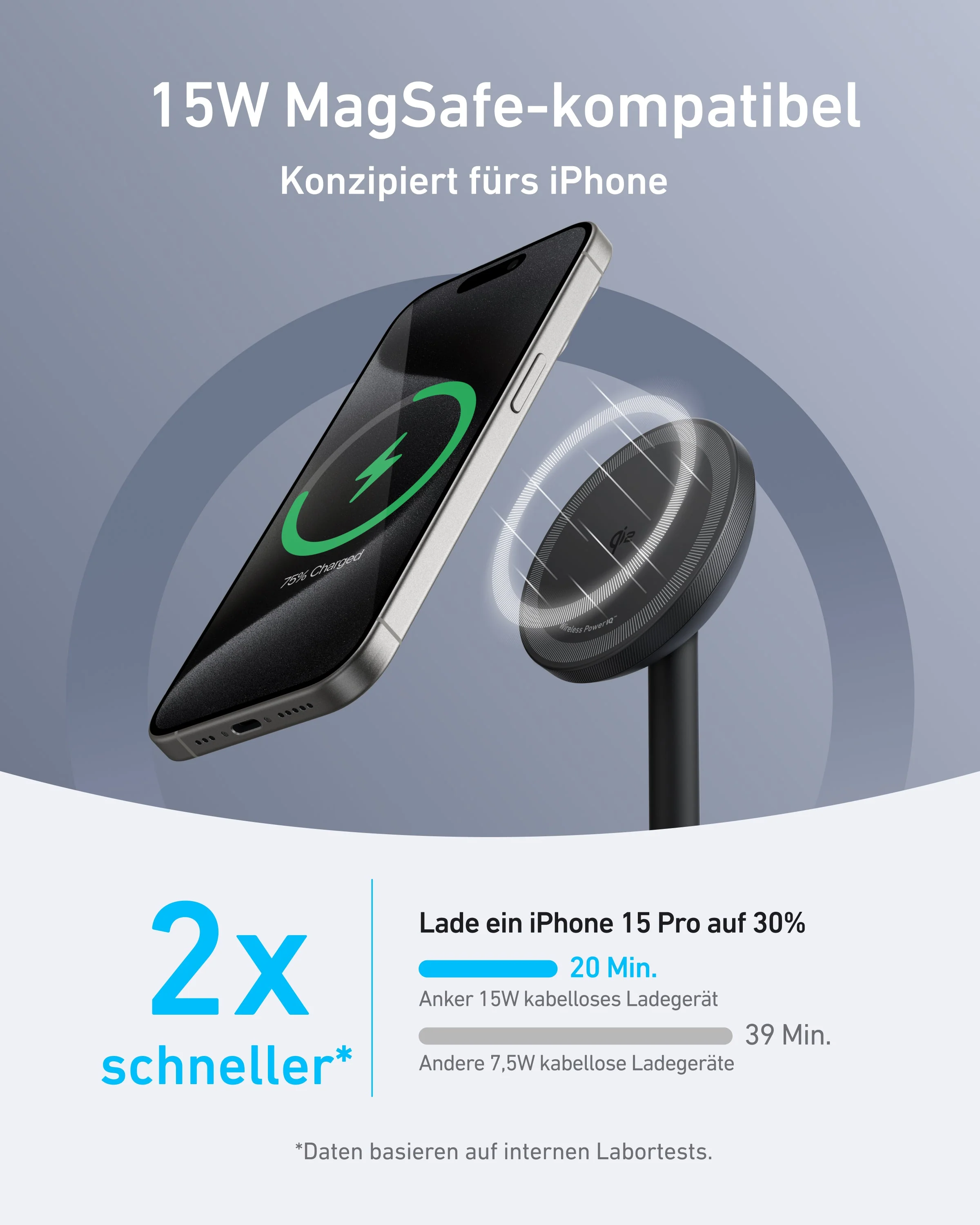 Anker MagGo Kabelloses Ladegerät (Ständer) - Image 9