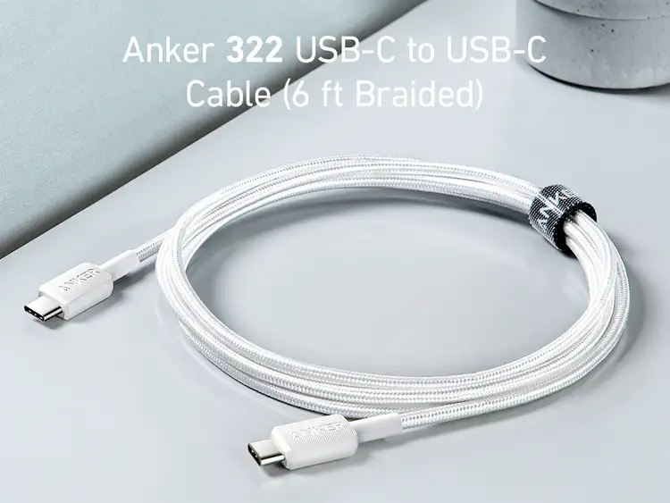 Anker 322 USB-C auf USB-C Kabel (180cm, Geflochten) - Image 4