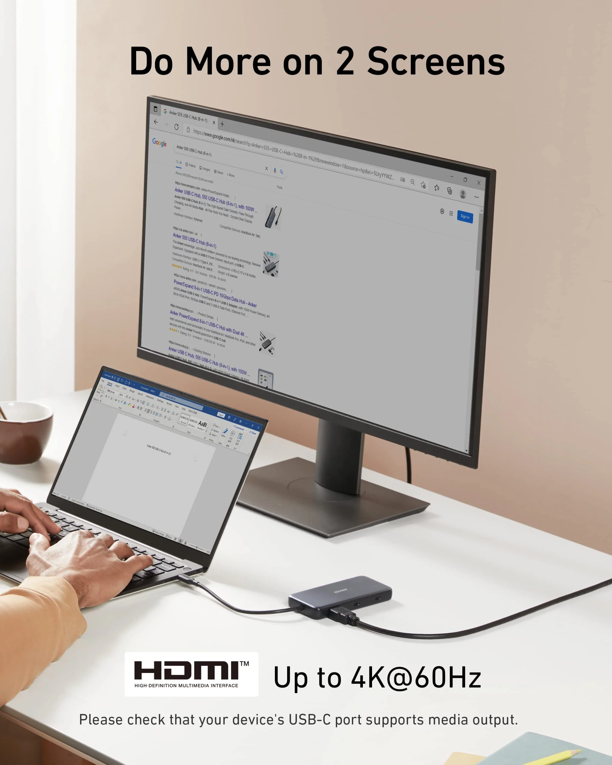 Anker <b>555</b> USB-C Hub (8-in-1) - Image 2