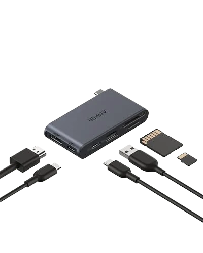 Anker Nano USB-C Hub (6-in-1, 5Gbps)