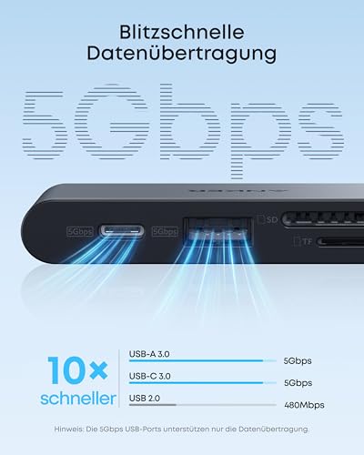 Anker Nano USB-C Hub (6-in-1, 5Gbps) - Image 5