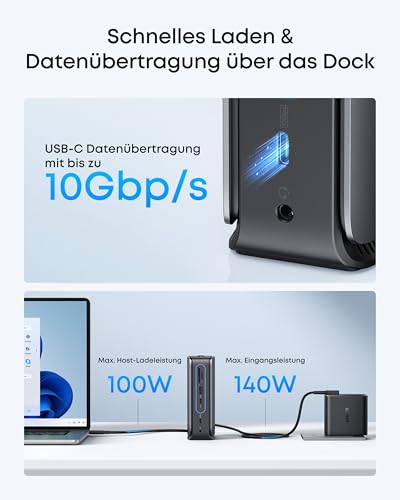 Anker Nano Dockingstation (13-in-1, Triple-Display, Integrierter abnehmbarer Hub) - Image 7
