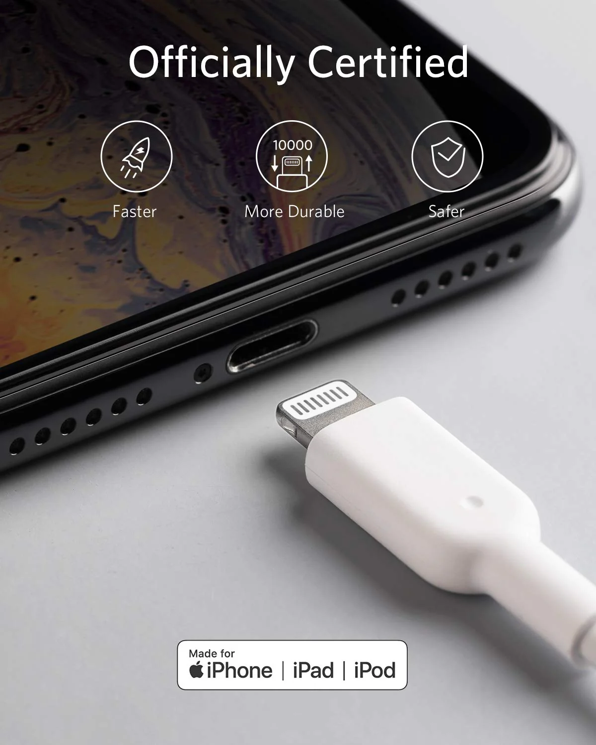 PowerLine II iPhone Kabel 1,8m Lightning Kabel - Image 3