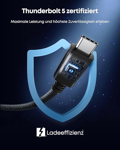 Anker Prime Thunderbolt 5 Kabel (100cm, 80Gbps, 240W) - Image 6