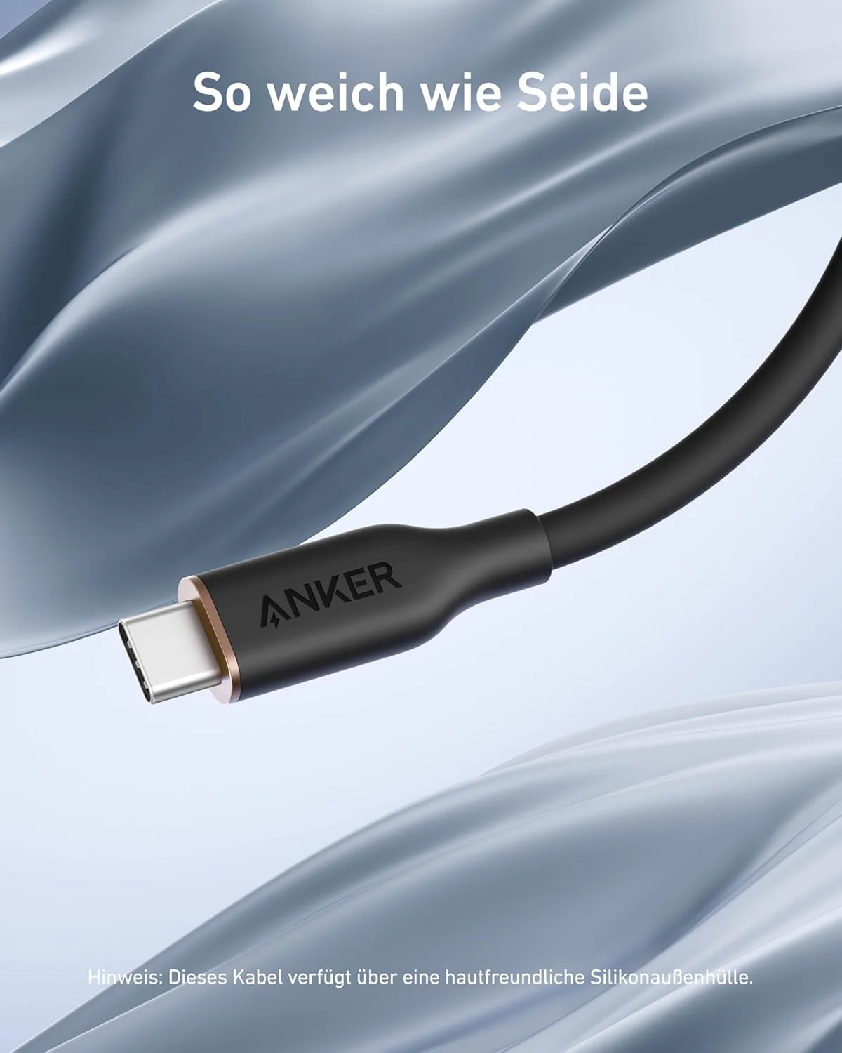 Anker USB-C auf USB-C Kabel (90cm, 240W, Silikon) - Image 2