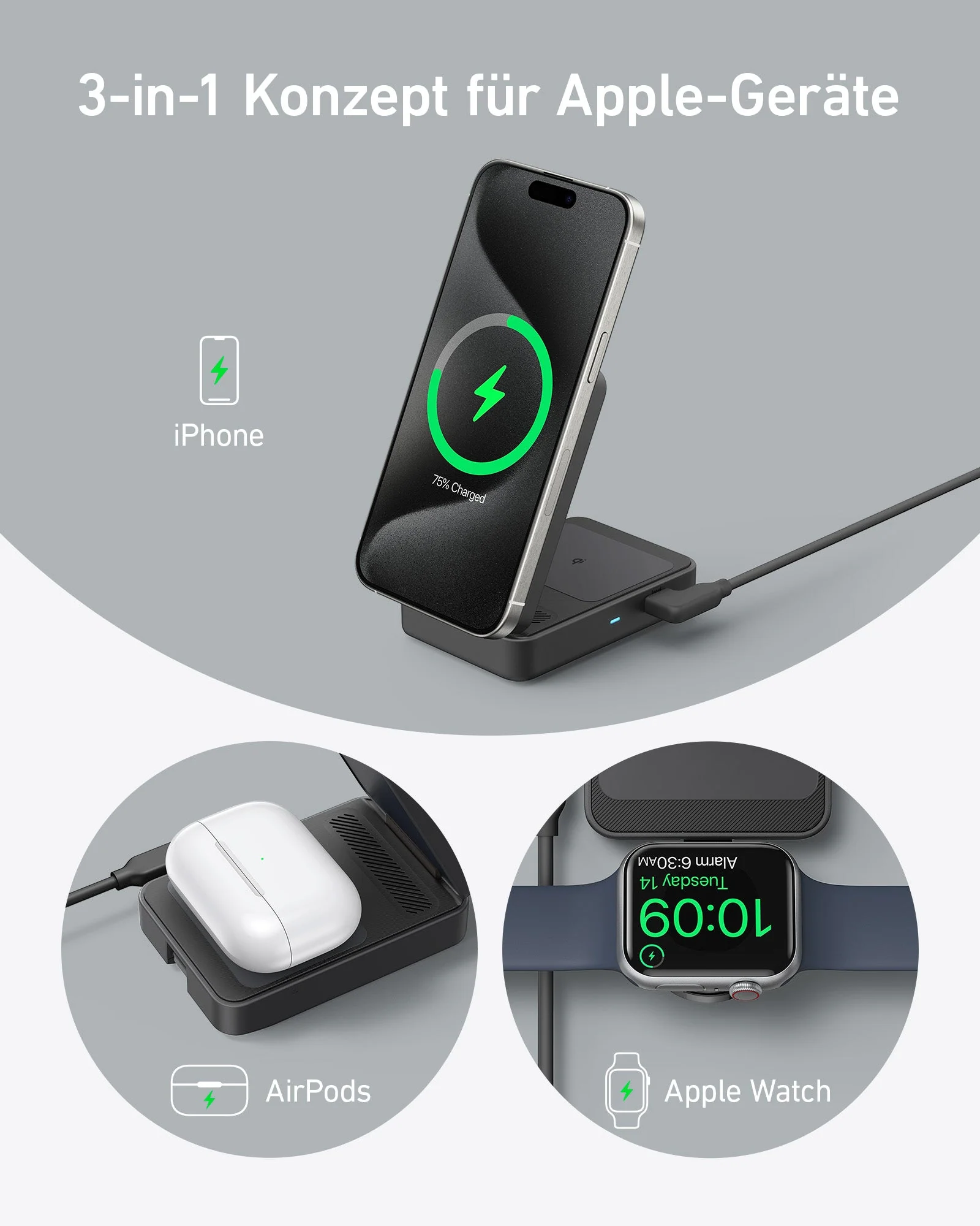 Anker MagGo Kabellose Ladestation (Faltbar 3-in-1) (Nur für Mitglieder) - Image 8