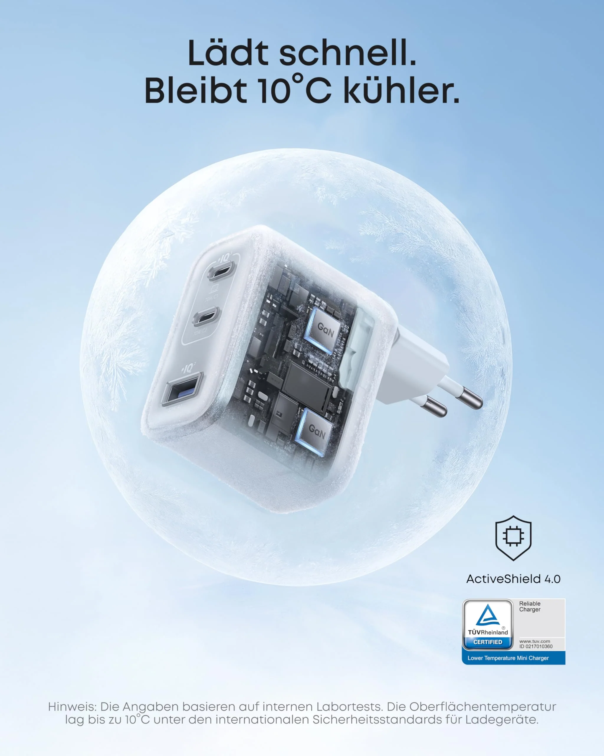 Anker Nano Ladegerät (70W, 3 Ports) - Image 4