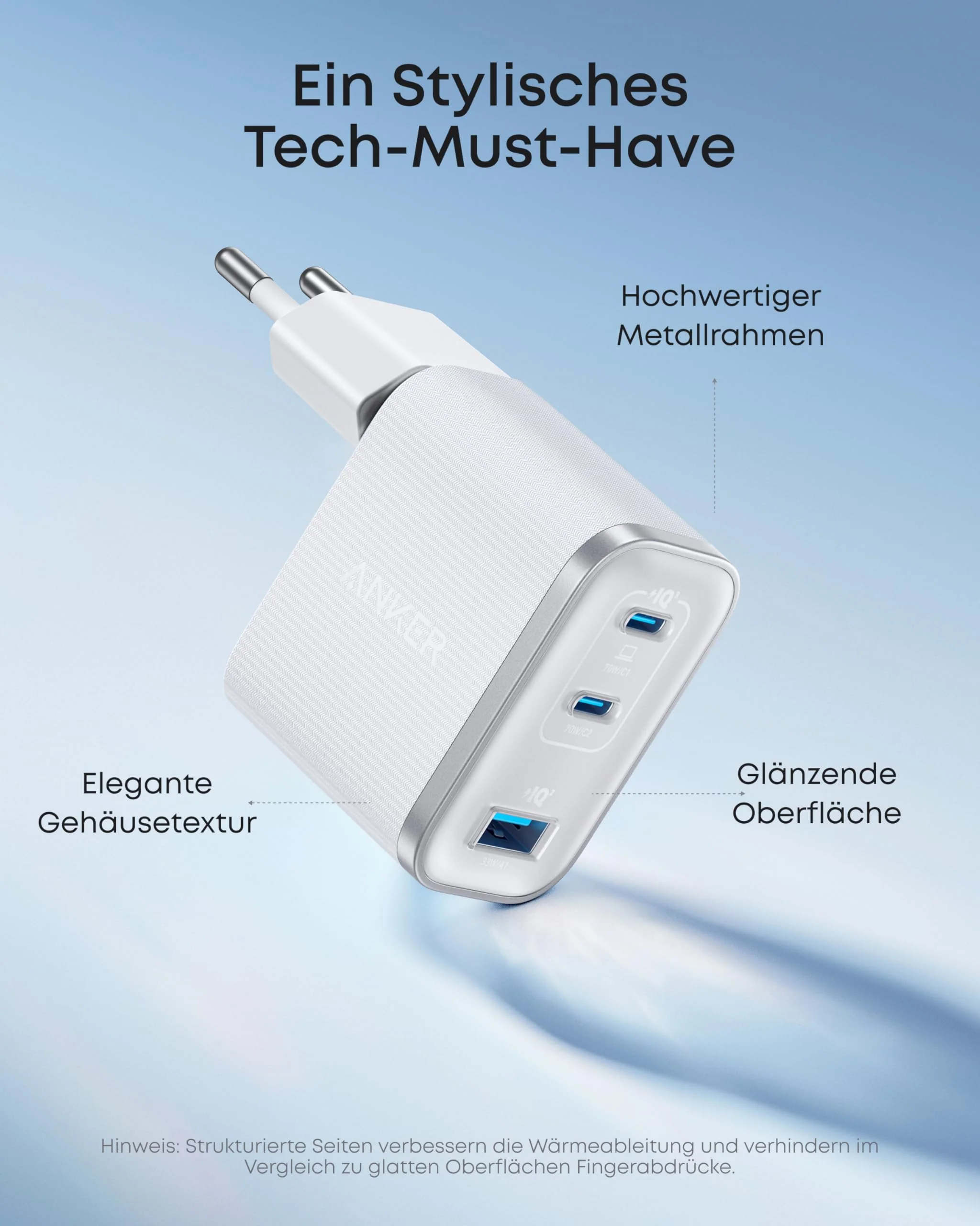Anker Nano Ladegerät (70W, 3 Ports) - Image 6