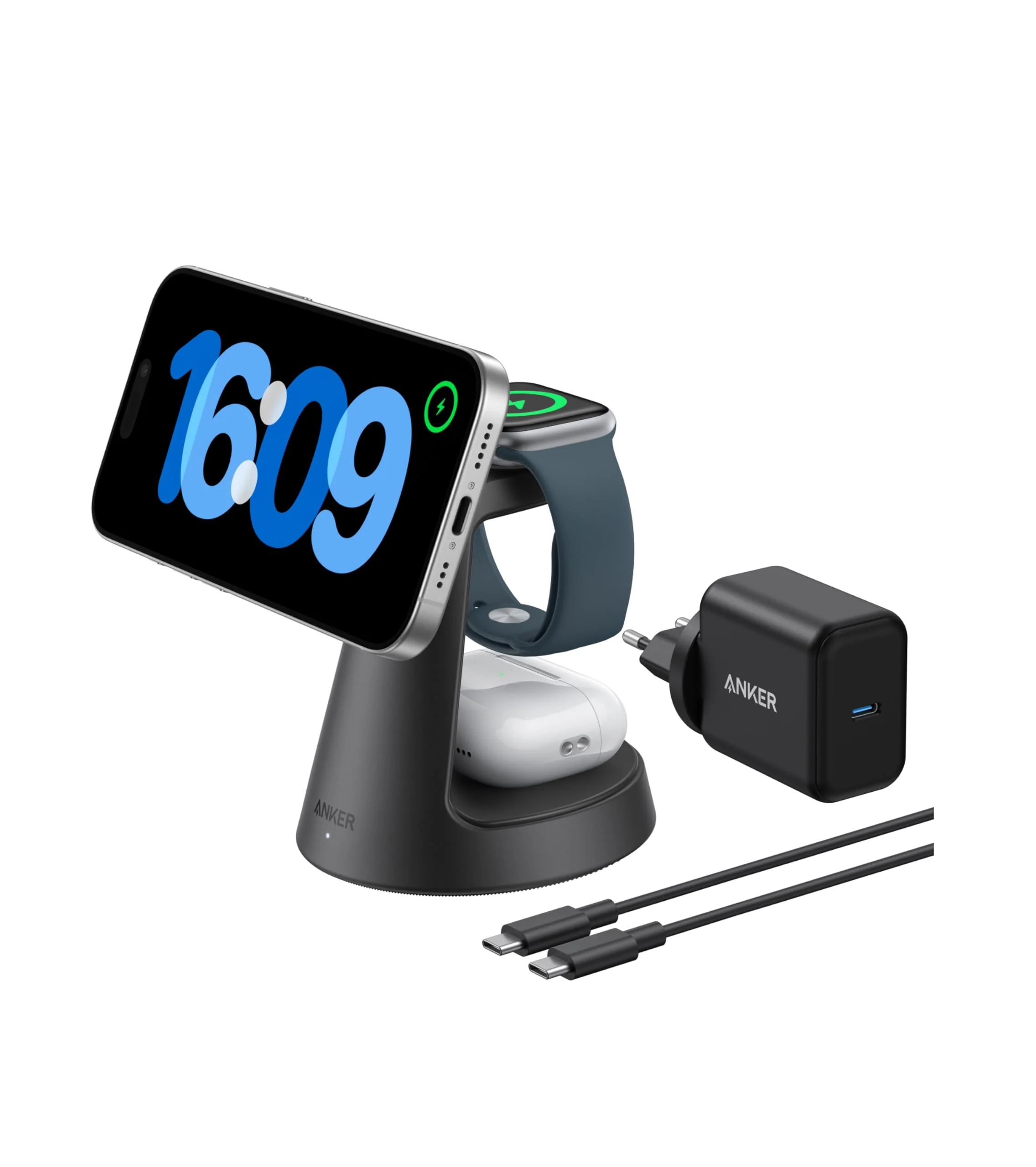 Anker Kabellose Ladestation (3-in-1, Magnetischer Ständer) - Image 9