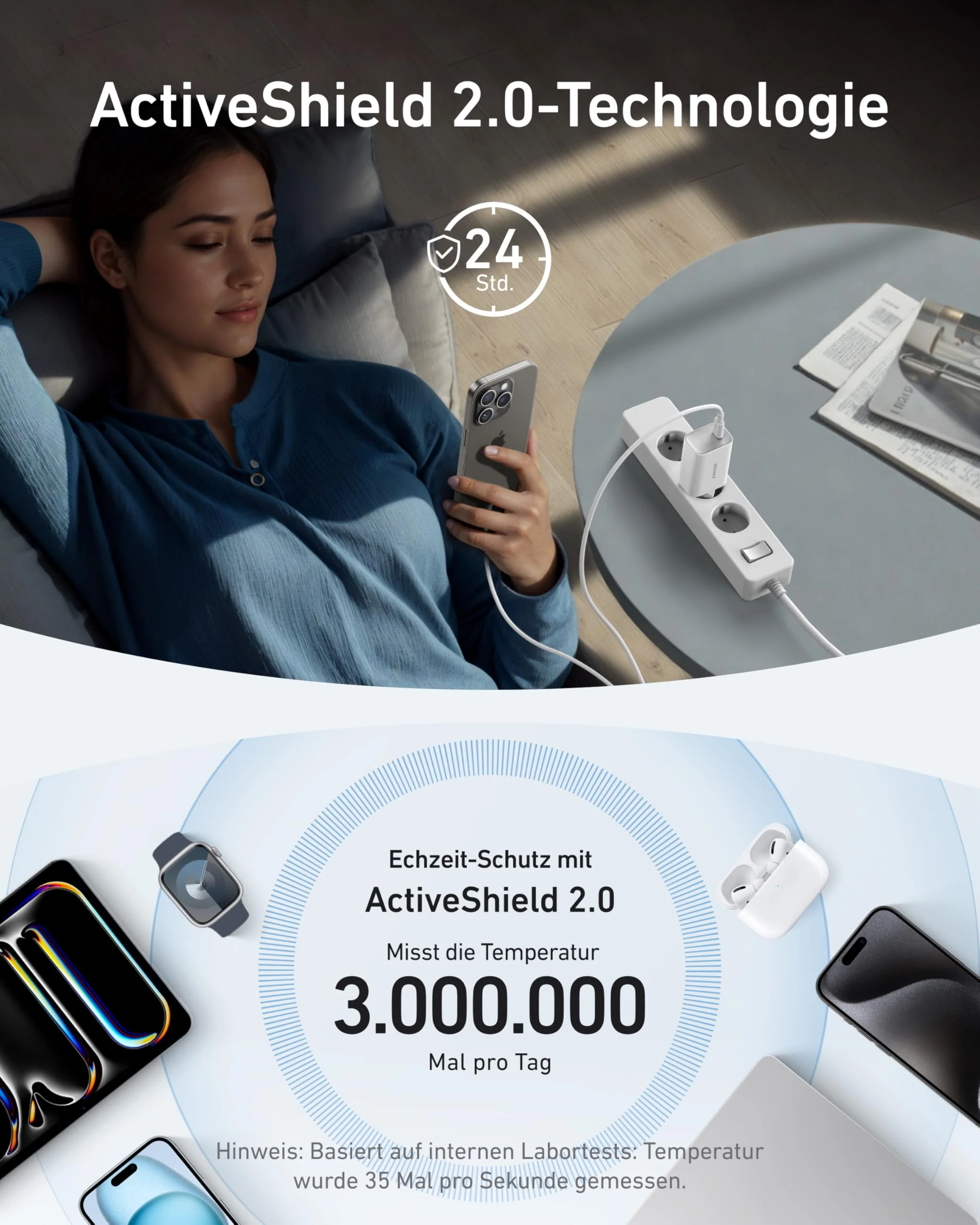 Anker Nano Ladegerät (100W) mit USB-C Kabel - Image 12