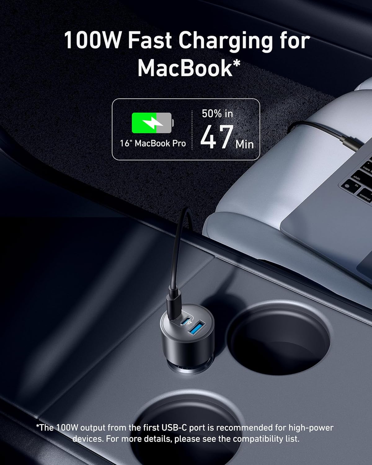 Anker Kfz-Ladegerät (167,5W, 3 Ports) - Image 3