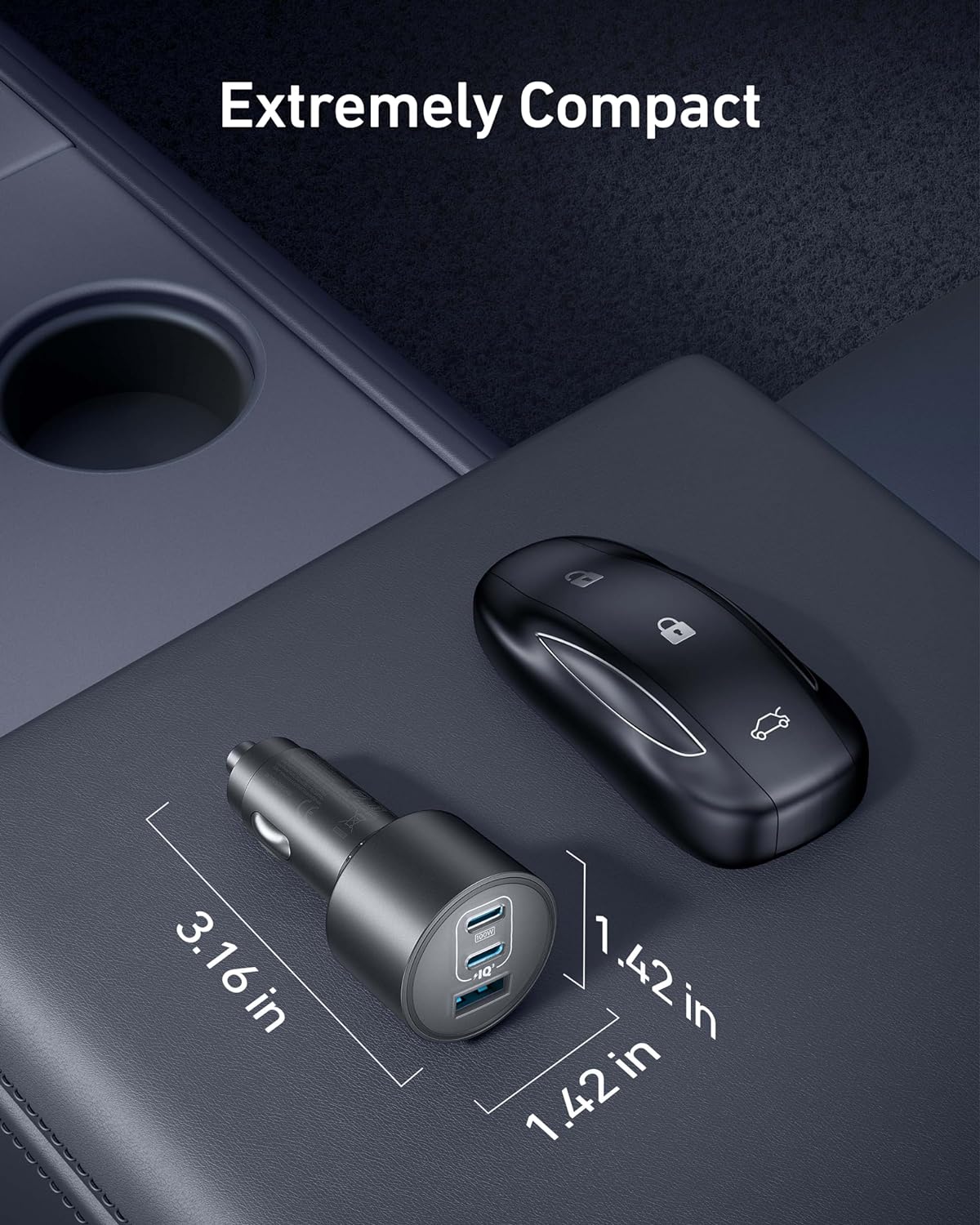 Anker Kfz-Ladegerät (167,5W, 3 Ports) - Image 6
