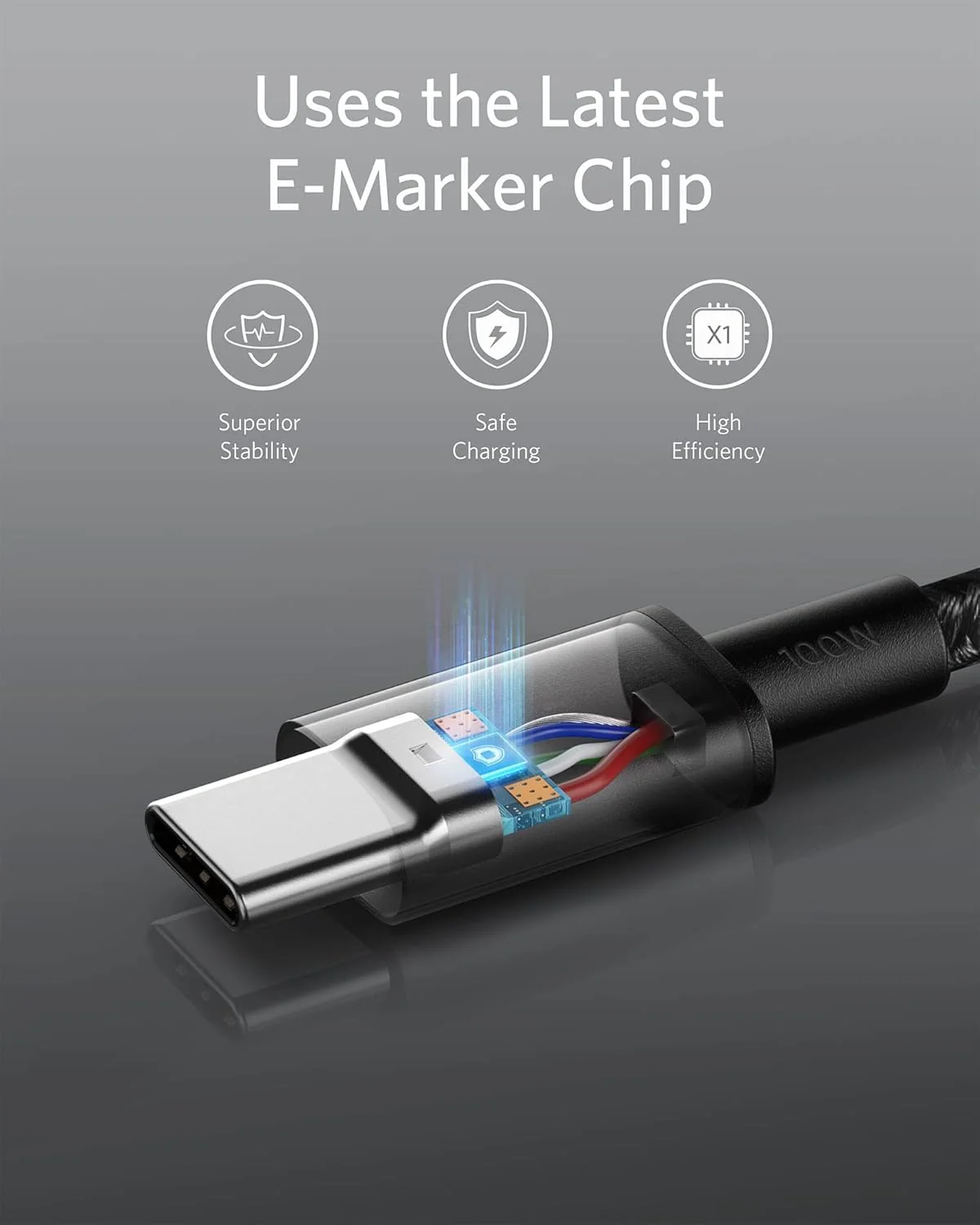 Anker 333 USB-C auf USB-C Kabel (1m+1,8m+3m, 3-Pack) - Image 3