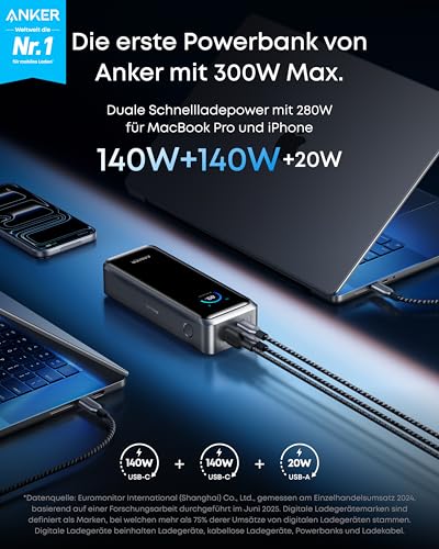Anker Prime Powerbank (26K, 300W) + Anker 100W Ladestation für Anker Prime Powerbank (Nur für Mitglieder) - Image 3