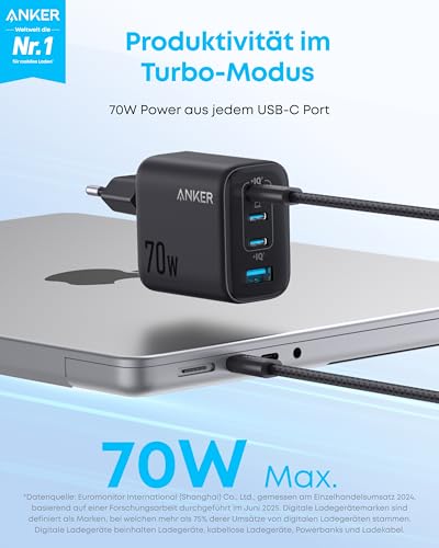 Anker Zolo Ladegerät (70W, 4 Ports) - Image 2