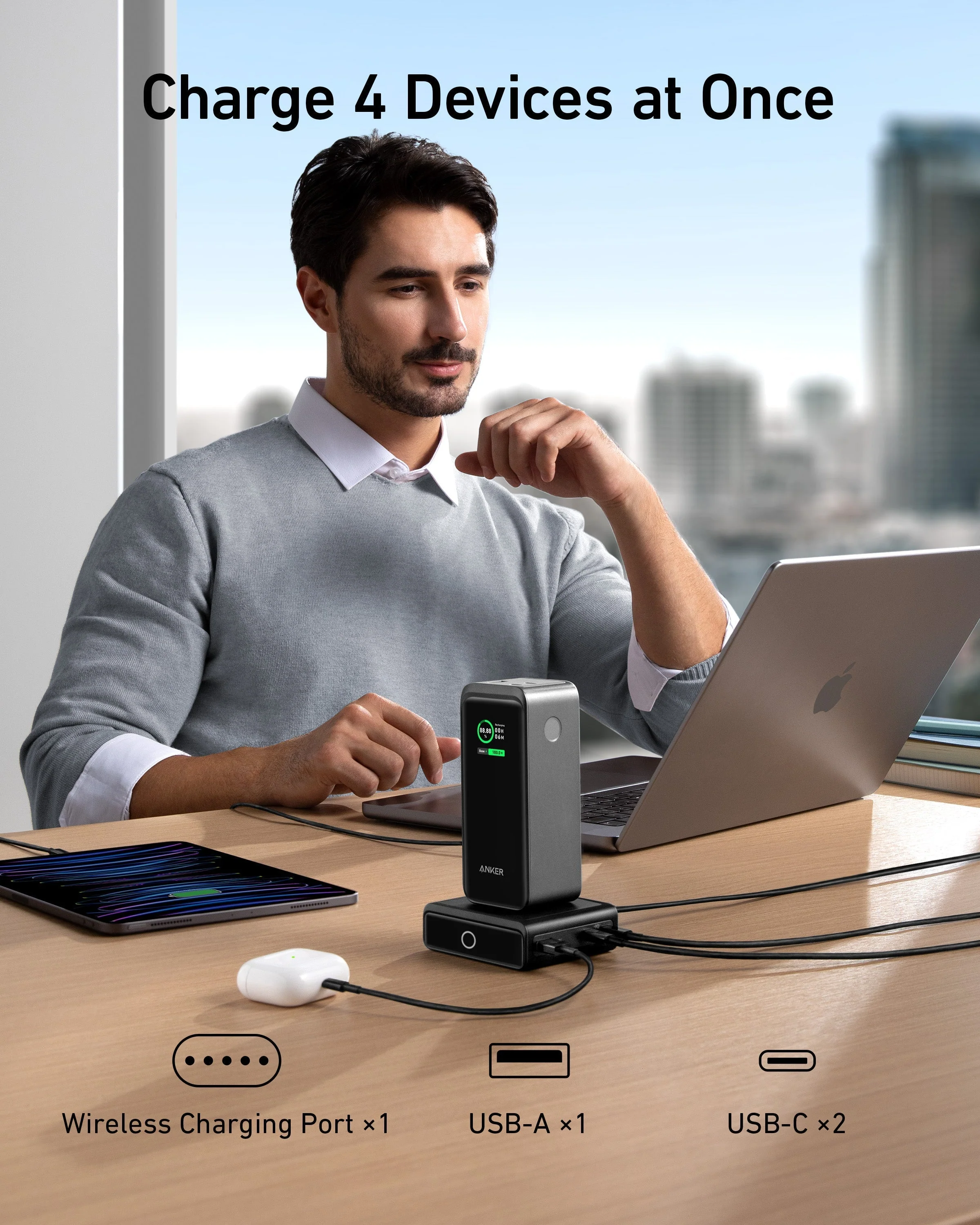 Anker Prime 20000mAh Powerbank (200W) mit 100W Ladebasis - Image 6