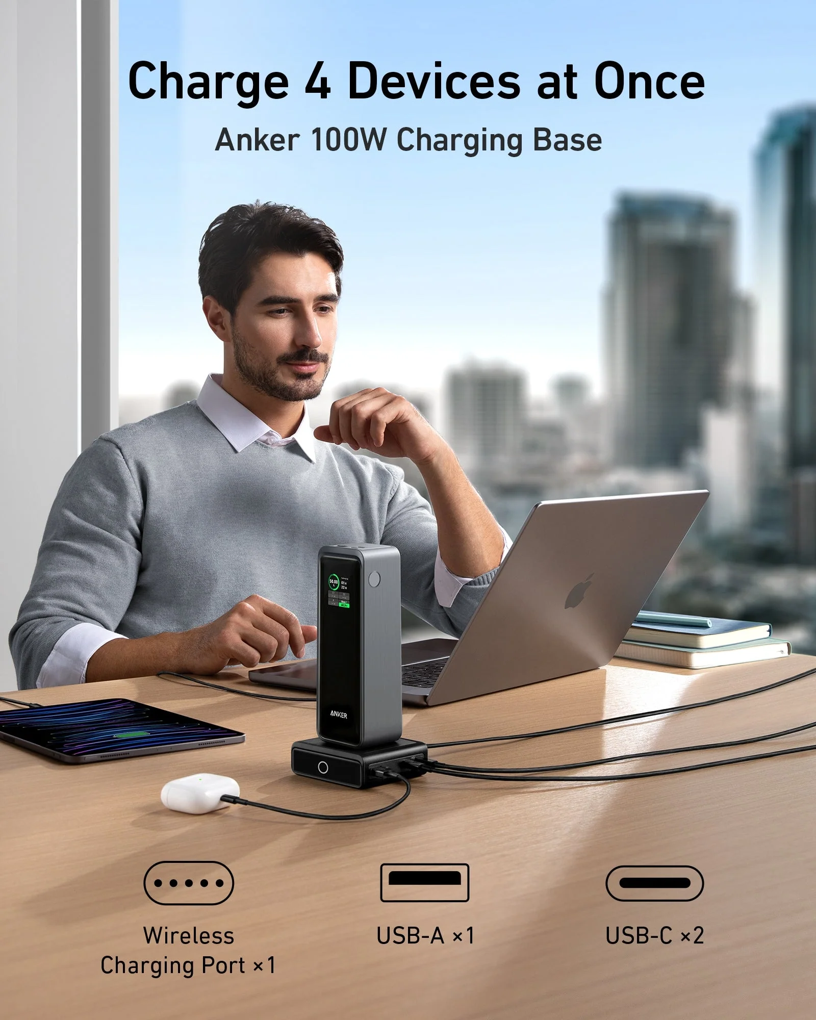 Anker Prime 27650mAh Powerbank (250W) mit 100W Ladebasis - Image 6