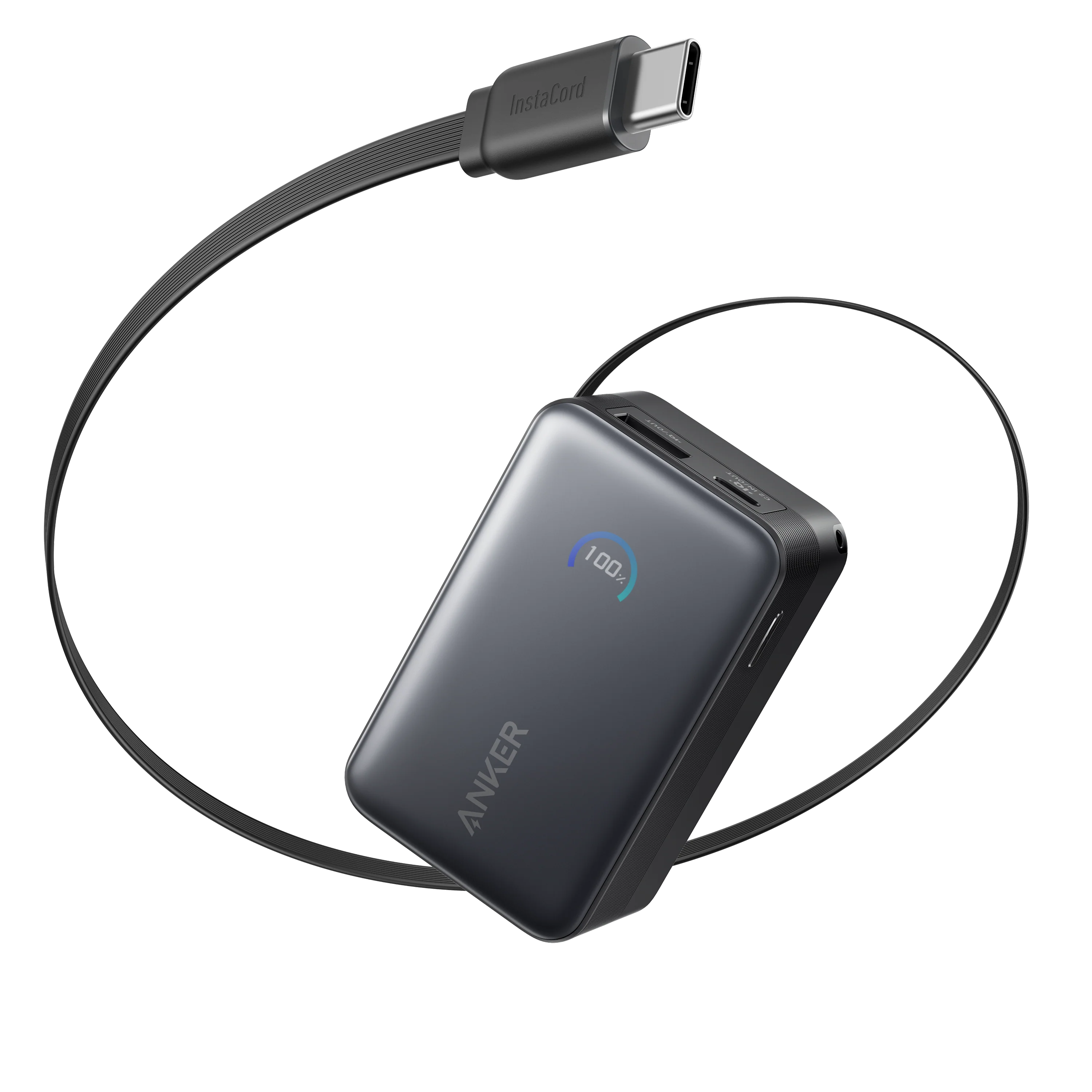 Anker Nano Powerbank (10K, 45W, Integriertes einziehbares USB-C Kabel) - Image 7
