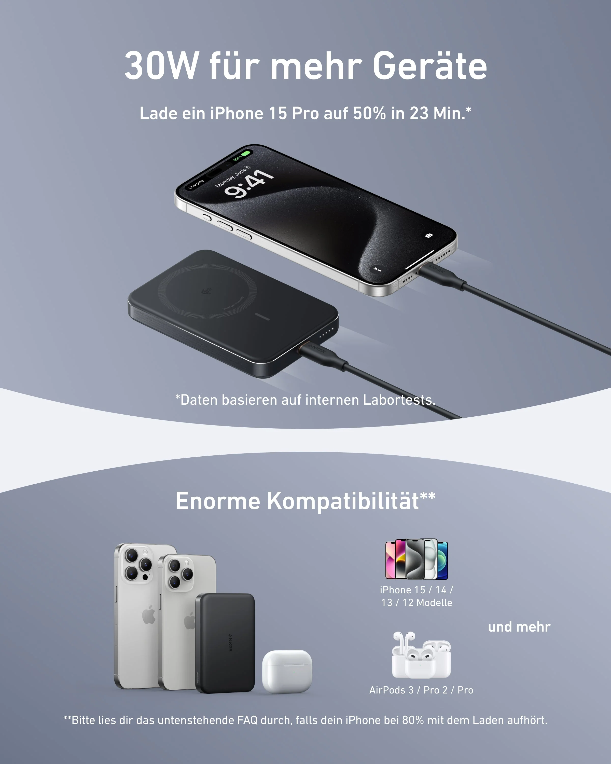 Anker MagGo Powerbank (10.000mAh, Slim) (Frühlingsverkauf) - Image 6