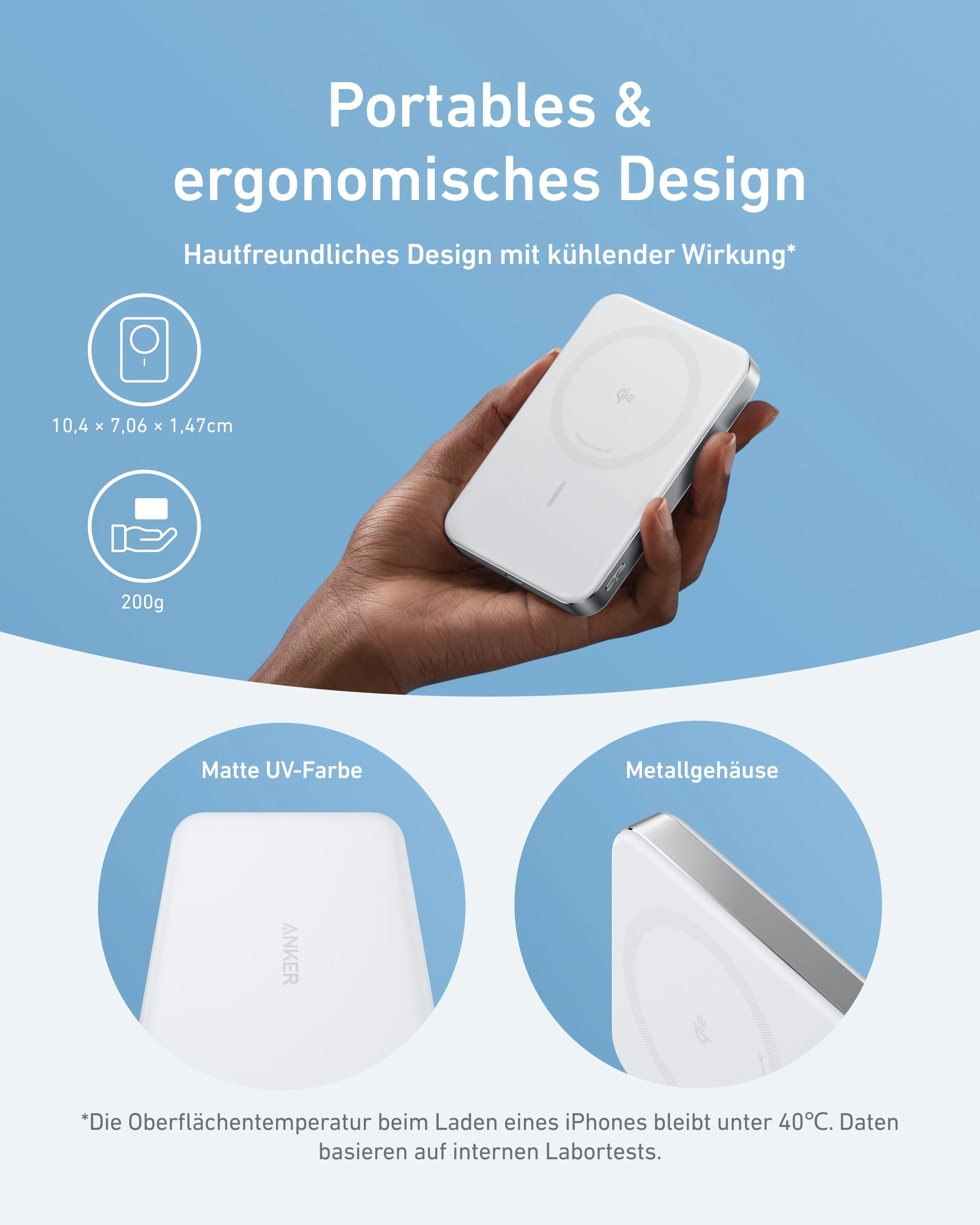 Anker MagGo Powerbank (10000mAh, Slim, 2er-Pack) - Image 4