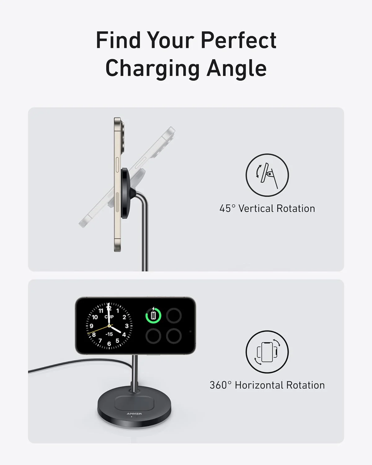 Anker MagGo Wireless Ladegerät (2-in-1 Ständer) - Image 10