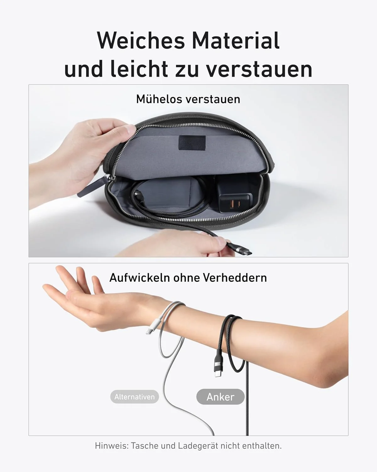 Anker USB-C auf USB-C Kabel (90cm/180cm, 240W, Upcycled-Geflochten) - Image 18