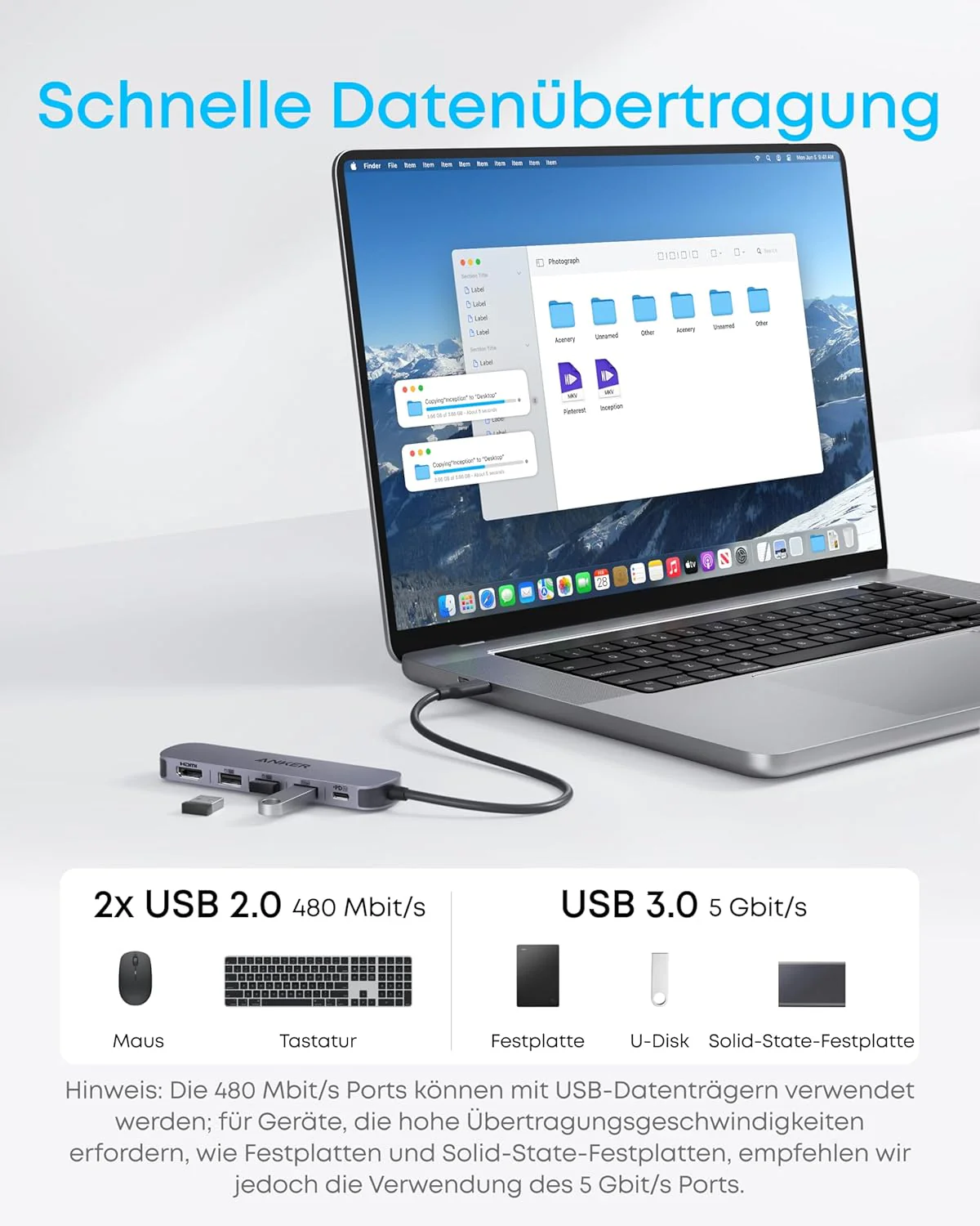 Anker USB-C Hub (5-in-1, 4K HDMI) - Image 4