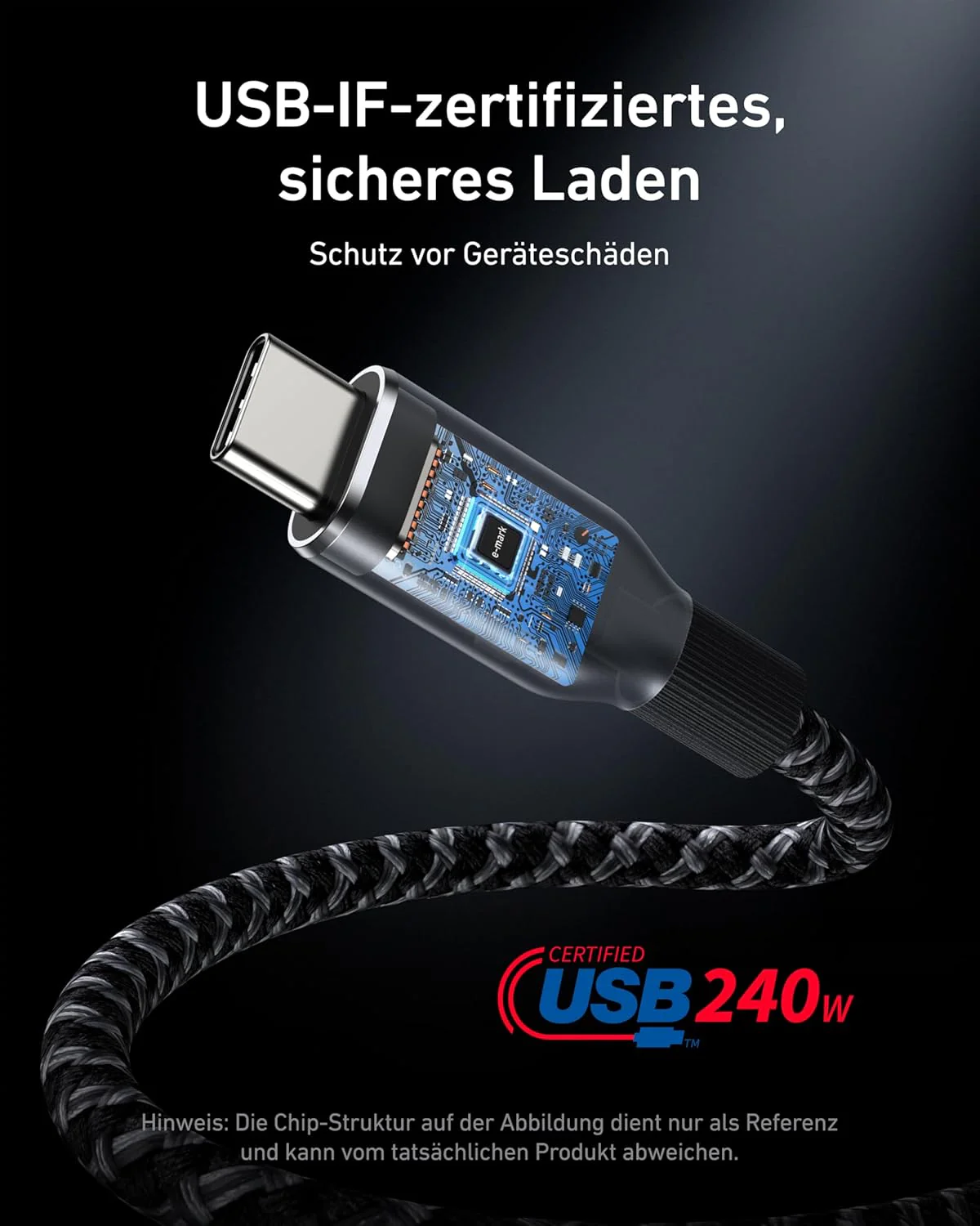 Anker Prime Ladedock (14-in-1, Duales Display, 160W) + Anker Prime USB-C auf USB-C Kabel (0,9m, 240W, Upcycled-Flechtdesign)(Nur für Mitglieder) - Image 12