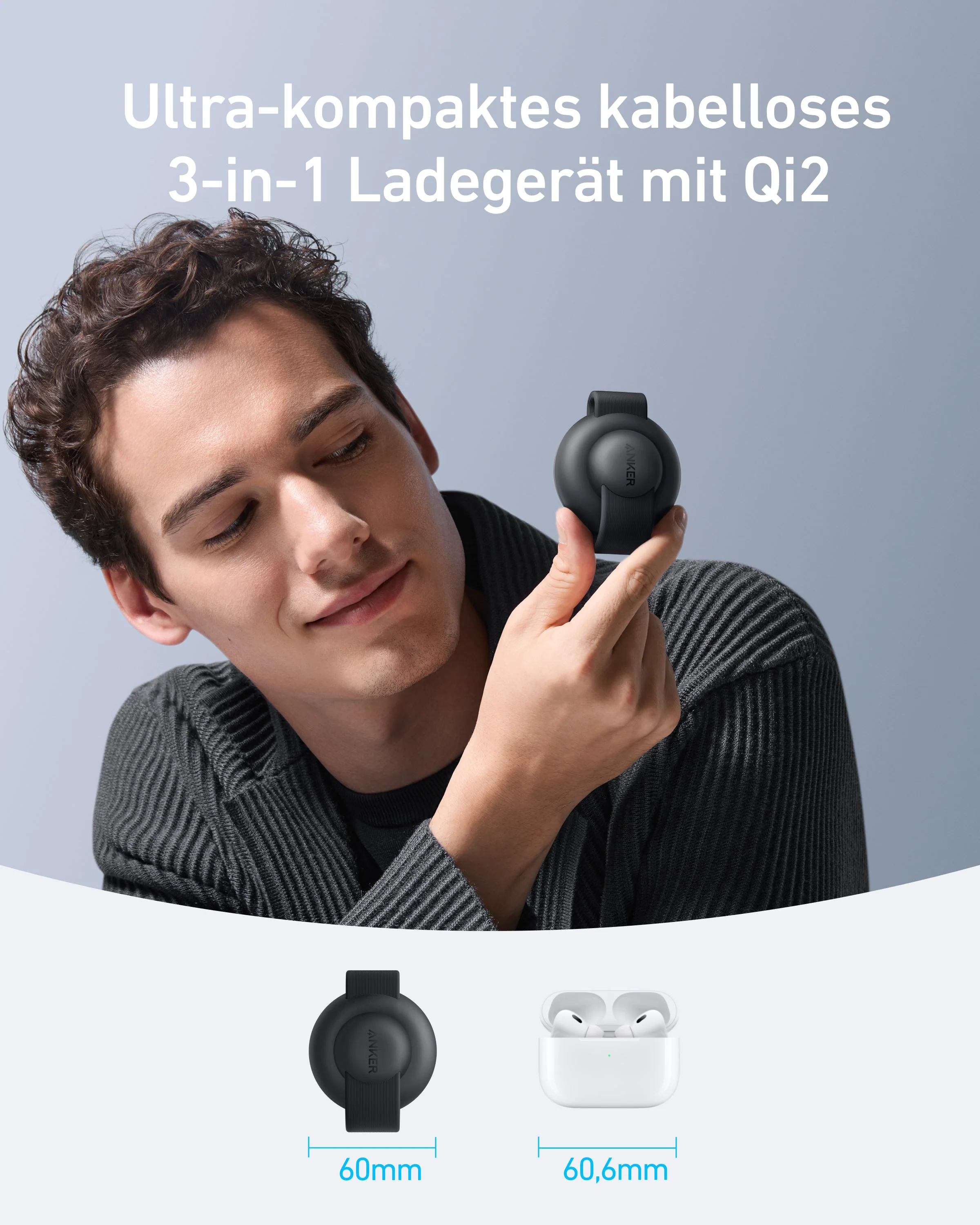 Anker MagGo Kabellose Ladestation (3-in-1, Faltbares Ladepad) - Image 14