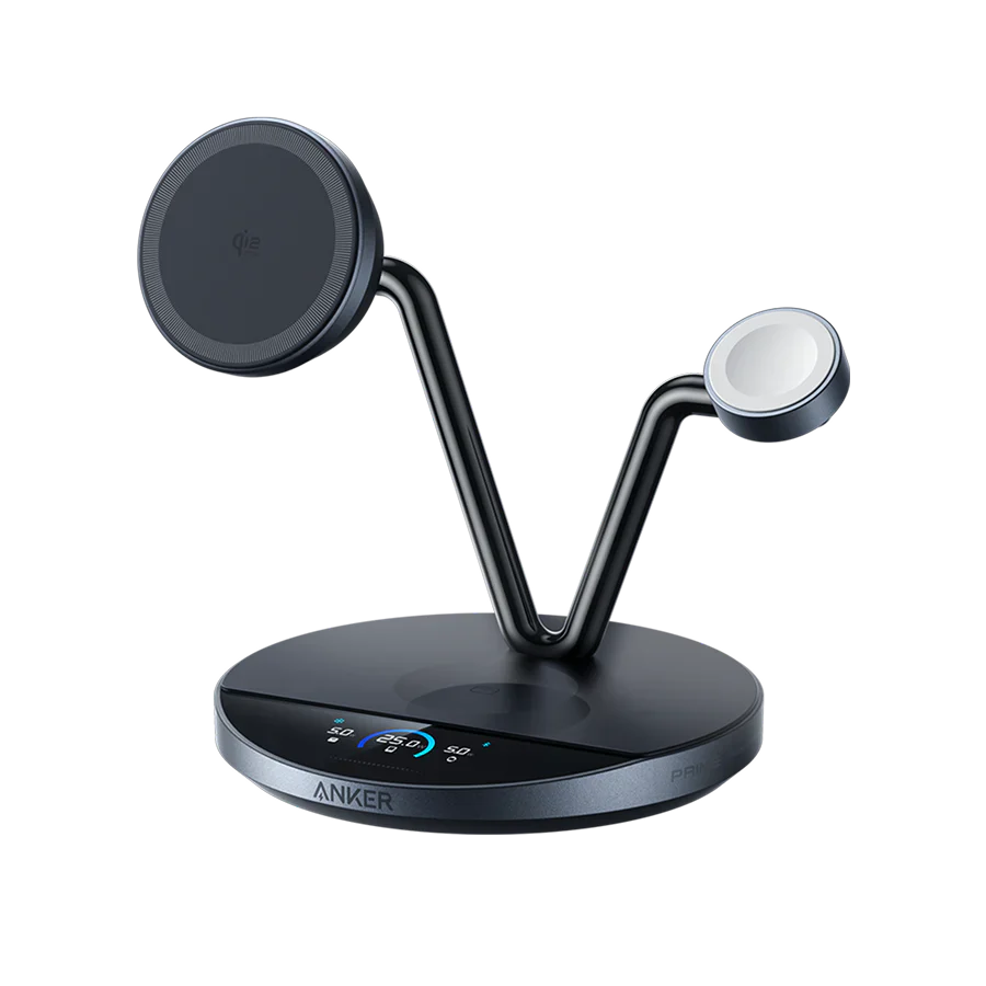 Anker Prime Kabellose Ladestation (3-in-1 Ständer) + Anker Prime Ladegerät (160W, 3 Ports, GaNPrime） - Image 2