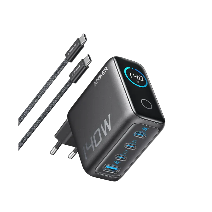 Anker Prime Kabellose Ladestation (3-in-1 Ständer)+Anker Ladegerät (140W, 4-Port, PD 3.1) mit USB-C Kabel - Image 9