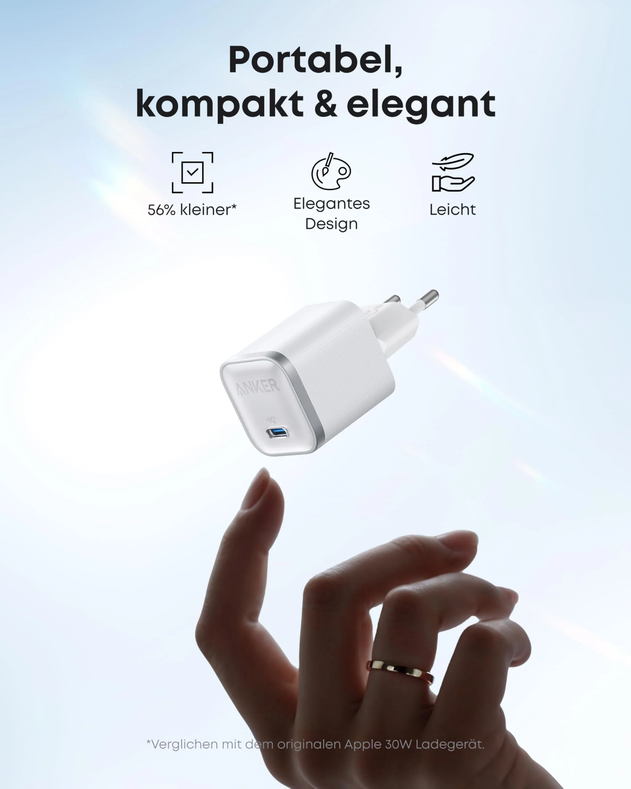 Anker Nano Ladegerät (45W, mit 180cm USB-C Kabel) - Image 3