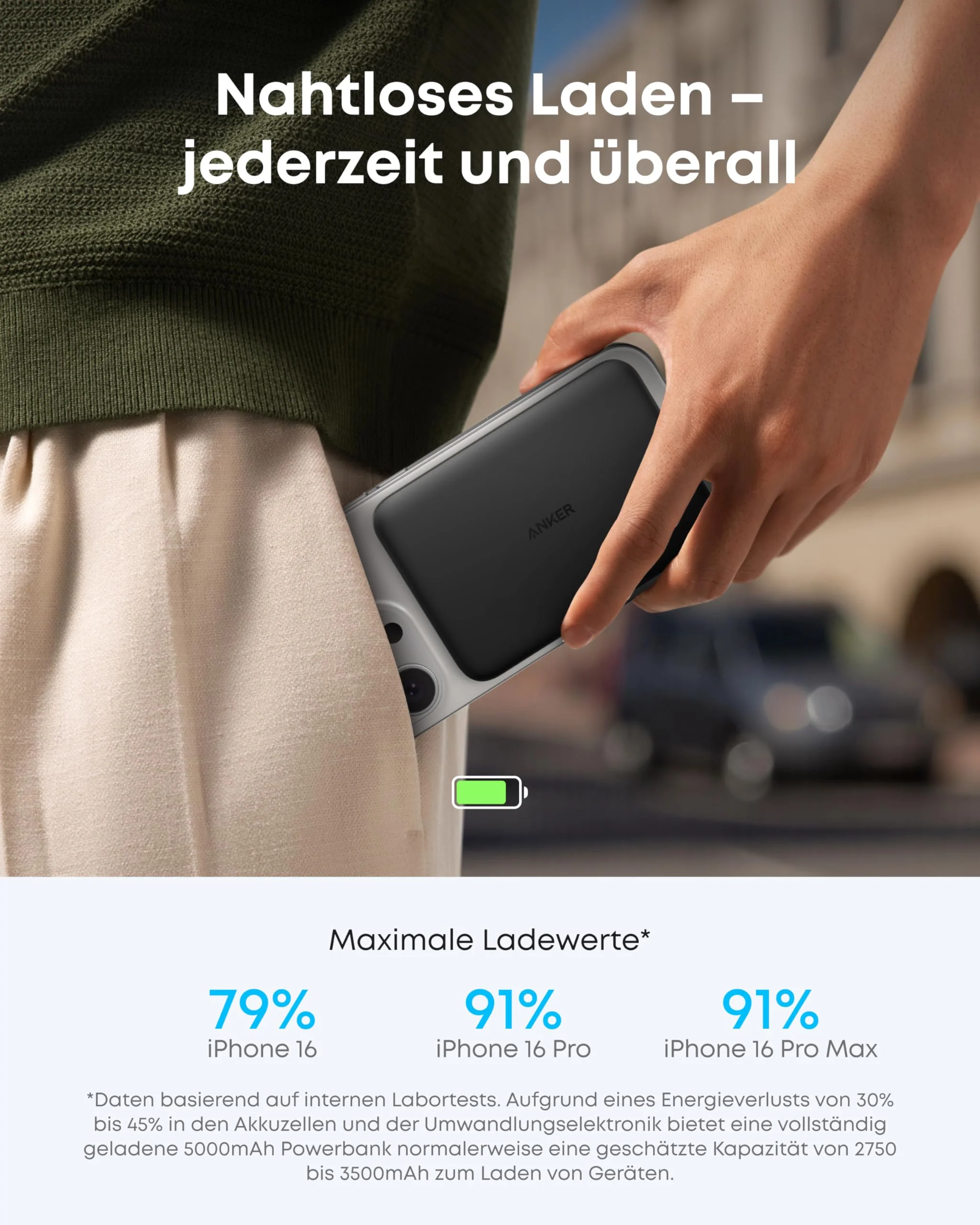 Anker 737 Powerbank (PowerCore 24K) + Anker Nano Powerbank (5K, Magnetisch, Slim) - Image 11